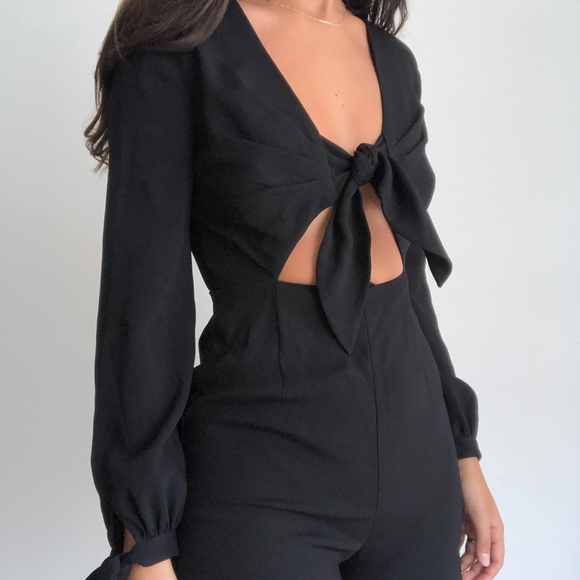 Intermix winter knot romper black - Picture 3 of 7